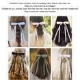 thumbnail image 2 of 6Pcs Hair Bows Clips for Women, Hair Ribbon Hair Bows Bows knot Hair Clips, Hair Barrettes with Bow Hair Accessories, 2 of 8