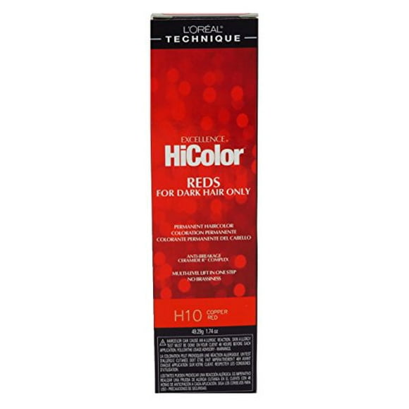 L'Oreal Excellence HiColor Cuivrée Rouge 1,74 oz. Tube