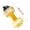 Yellow, variant on 2.2L Dumbbell Shaped Water Bottle, Portable Workout Hydration Jug, Push Cap, Food Grade Material, Outdoor Sports Companion for Gym, Camping