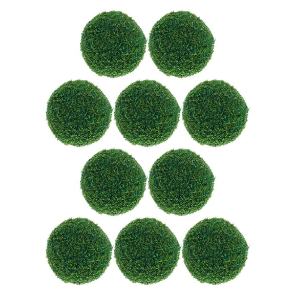 BESTYASH 10pcs Bowl Filler Greenery Balls Miniature Diorma Green For Home Decor Projects