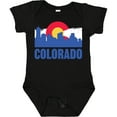 thumbnail image 3 of Inktastic Colorado Flag and Skyline Boys or Girls Baby Bodysuit, 3 of 5
