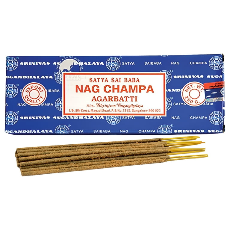 Satya Sai Baba Nag Champa Incense, 250 Gram, Hand-Rolled