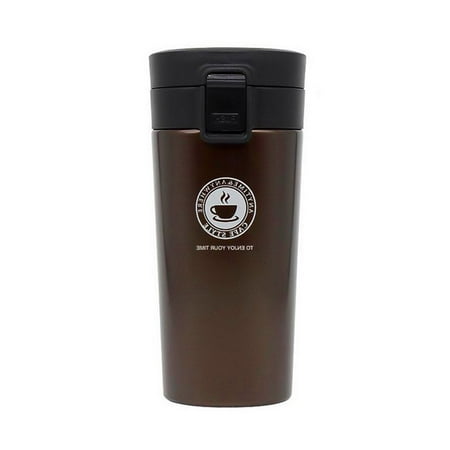 

Durable Spill Proof Tumbler Vacuum Double Wall 380ml Insulated Travel Coffee Mug Flask Vacuum Thermos Cup Stainless Steel COFFEE