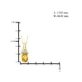 thumbnail image 4 of 0.46 Carat T.G.W. Citrine Gemstone and White Diamond Accent Pendant, 4 of 4