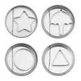 thumbnail image 1 of 12 Pcs Squid Cookie Cutter Game Set, With Tinplate & Needle, 1 of 4