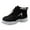 Black, variant on Women's Ankle Boots Fashion Winter Sole Comfortable Lace Up Lined Casual Warm Flat Booties for Ladies