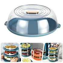 LITINKIMI Practical Food Cover Blue 1Set 10.6x10.6in