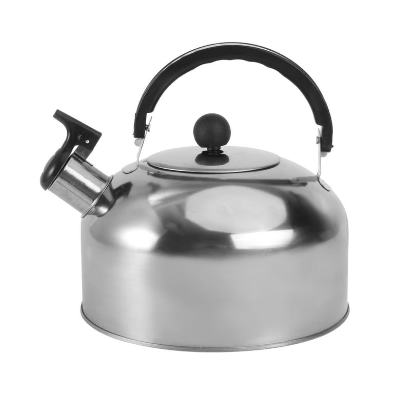 Stainless Steel Water Kettle Flat Bottom Water Kettle Induction Cooker Kettle(About 2L), Size: 20x20x17.5CM