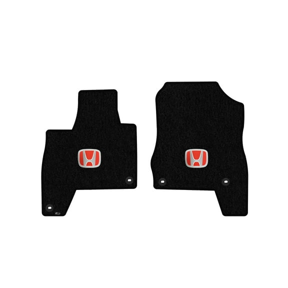 Lloyd Mats Custom Fit Floor Mats for Honda Clarity LogoMat 2017-On 2Pc Set Black
