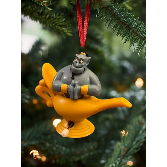 Ornament 1992 Aladdin Genie In Lamp Wind-Up 3.5” Figure Figurine Charm