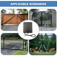 thumbnail image 6 of Steel Battery Box for Gate Opener, Holds 2 12V 7AH Lead-Acid Batteries (Not Included), Provide 12/24V, 6 of 8