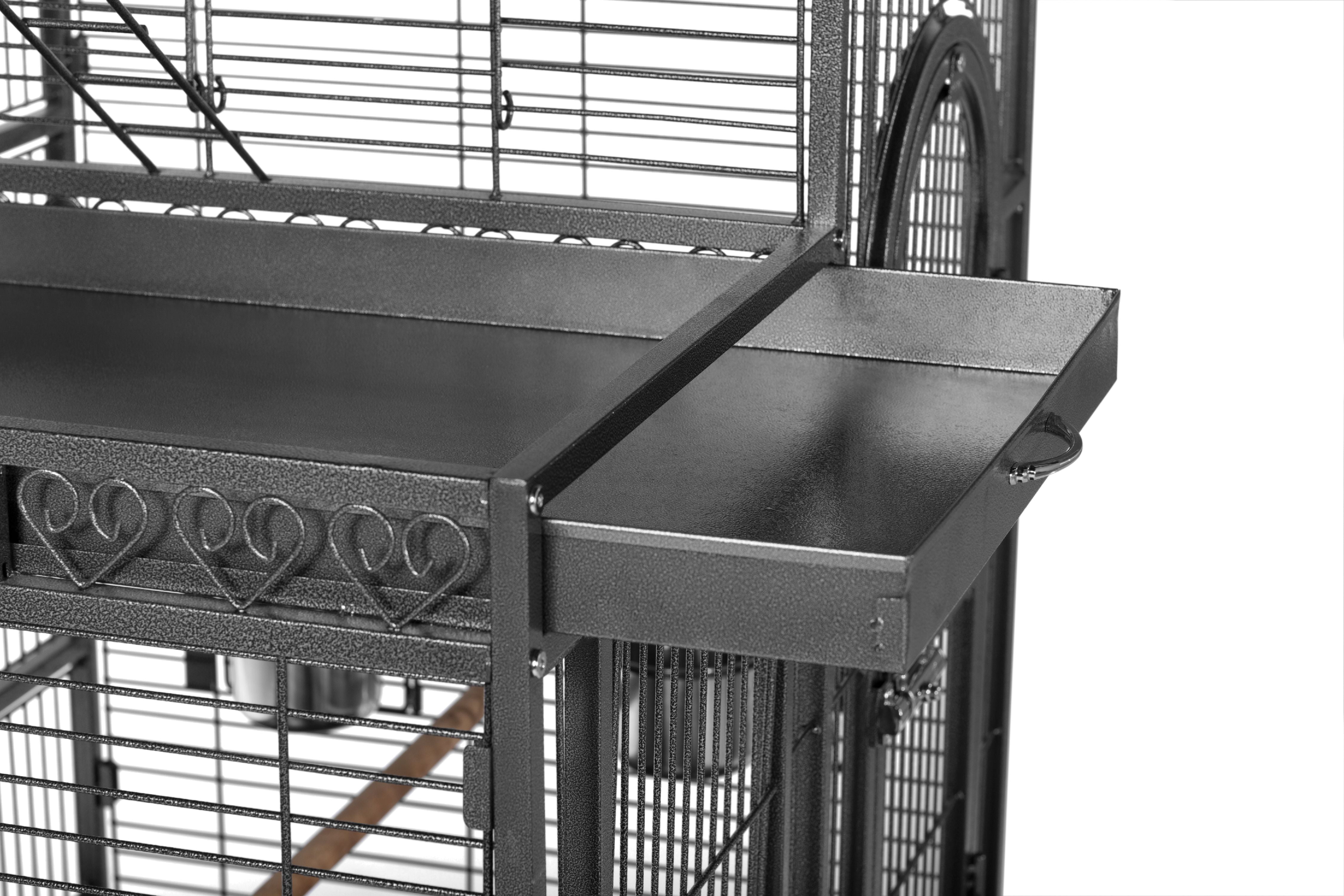  Prevue Pet Products Empire Bird Cage, X-Large, Black  Hammertone : Pet Supplies