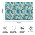 thumbnail image 3 of Pioneer Flower Floral Print Pattern Bathroom Rugs Mat, Non Slip Microfiber Bathroom Rug with Rubber Backing, Soft Mats for Bathroom Floor Tub Shower, 20"x32", 3 of 5