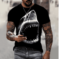 thumbnail image 4 of T-shirt Imprimé Animal Intéressant pour Hommes Col Rond Manches Courtes Style Hip-hop Décontracté Vêtements de Rue Harajuku Été, 4 of 4