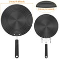 thumbnail image 3 of HLONK 11 inch Heat Diffuser Plate for Gas Stove Stainless Steel Induction Adapter Plate with Removal Handle for Cookware Simmer Ring Induction Hob Plate Heat Diffuser, 3 of 6