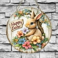 thumbnail image 6 of Guozer Easter Bunny Door Sign Easter Door Plaque Decorative Bunny Door Hanging for Decorative Wall Front Door Yard Home Springtime Wedding, 6 of 8