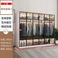 thumbnail image 1 of Glass door light luxury wardrobe, customized and self-made cloakroom, modern and simple Nordic household bedroom combination, fi My Lux Decor Round, 1 of 19
