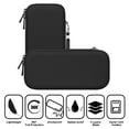 thumbnail image 5 of BOVKE Carrying Case for Nintendo Switch Lite with 8 Card Slots for Game Cartridges, Extra Mesh Pocket for Charging Cables, Power Bank, Earbuds and Other Accessories, Black, 5 of 7