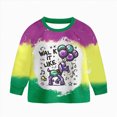 thumbnail image 4 of HCNTES Toddler Baby Girl Clothes 3 6 9 12 18 24 Months Fall Outfits Long Sleeve Sweatshirt Tops + Pants Set,Sizes 4-5 Years, 4 of 7
