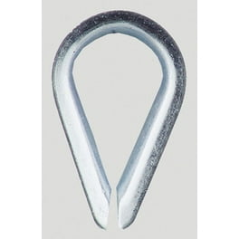 Campbell Galvanized Zinc Wire Rope Thimble 1/2 in. L Campbell Galvanized Zinc Wire Rope Thimble 1/2 in. L