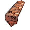 thumbnail image 1 of Halloween Table Runner Linen Decorative Tablecloth With Tassels Party Home Table Decor, 1 of 5