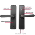thumbnail image 3 of Cerradura de la puerta WAFU WAFU Tuya Cerradura de huella dactilar Cerradura electrónica de interior Tarjeta de contraseña de huella dactilar inteligente Llave mecánica Pantalla táctil Teclado Cerradu WAFU Cerradura de la puerta, 3 of 7