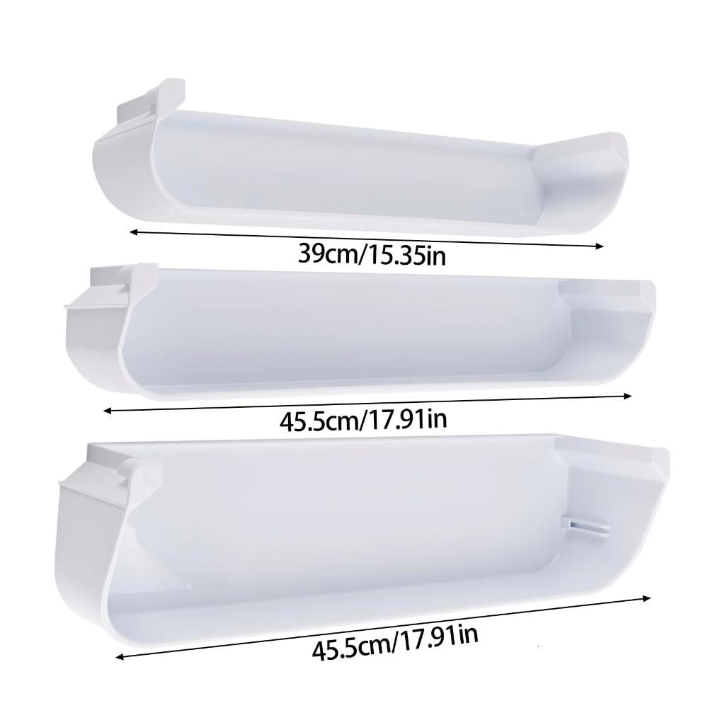 Refrigerator Door Shelf Replacement ABS Texture Refrigerator Storage Shelf