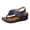 Navy, variant on Orthopedic Thong Sandals with Arch Support, T-Strap Casual Summer Shoes for Women, Podiatrist-Approved Comfort for Plantar Fasciitis & Daily Walking