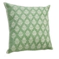 thumbnail image 4 of LR Home Flora Set of 2 Meadow Green/White Damask Cotton Adult Decorative Throw Pillow, 4 of 9