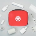 thumbnail image 3 of KAKOWELY 1Set Medical Item Storage Case Red Color Made of Oxford Cloth EVA Suitable for General Users in Various Occasions Including Home Car Outdoor Family Travel Office School Business Trip, 3 of 4