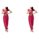thumbnail image 3 of Sonducket Pantalones de danza del vientre indio para mujer, conjunto de traje con parte trasera de baile, traje profesional Sexy para mujer, Type7 NO7, 3 of 6