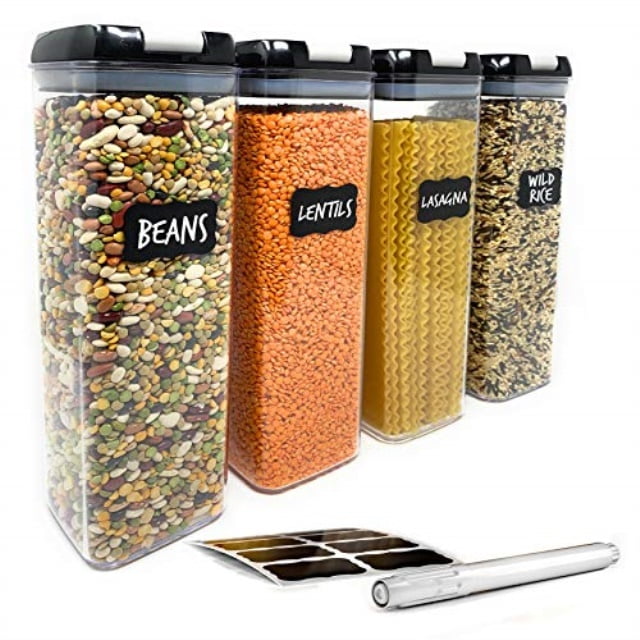 lentil storage jars