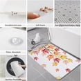 thumbnail image 4 of Autumn Maple Leaf Kitchen Floor Mats, Retro Watercolor Leaves Plant 2 PCS Anti Fatigue Area Runner Rugs Set Orange Foliage Non-Slip Bathroom Comfort Standing Mat Home Decor, 4 of 6