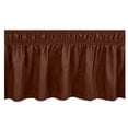 thumbnail image 2 of HLONK Wrap Around Ruffled Lace Bed Skirt  Bed Skirt For Full Size Bed  Elastic Dust Ruffle With Adjustable Belts  Bed Skirt For Queen Bed  Microfiber Made  Decorative Full Size Bedskirt, 2 of 5