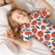 thumbnail image 5 of Balery Hand Drawn Tomatoes Conjunto de Pijama Infantil de Manga Corta con Estampado – Ropa de Dormir de Algodón Suave-Medium, 5 of 6