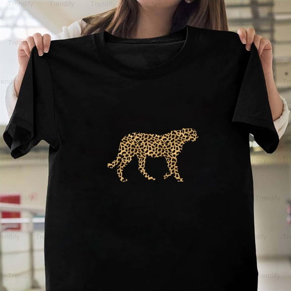 Cheetah Leopard Print Cougar Animal Lover Women Gift Unisex T-Shirt Y3130, Up to Size 5XL