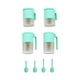 thumbnail image 5 of Frascos de vidrio para miniaturas de casas de muñecas, botella de condimentos, accesorios para micro Verde claro, 5 of 9