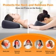 thumbnail image 5 of Face Down Pillow for Stomach Sleepers, Prone Sleeping Massage Headrest, BBL & Post-Surgery Recovery Pillow, Face Cradle for Eye Surgery, Beach Tanning Pillow for Bed, 5 of 8