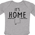 thumbnail image 4 of Inktastic It's Home- Alabama State Outline DIstressed Text Boys or Girls Long Sleeve Baby Bodysuit, 4 of 5
