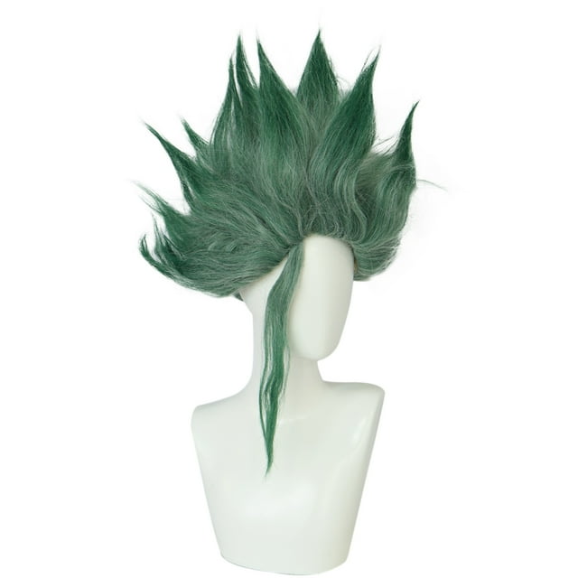 Peluca para cosplay Dr. Stone Ishigami Senkuus, pelo sintético, 30 cm