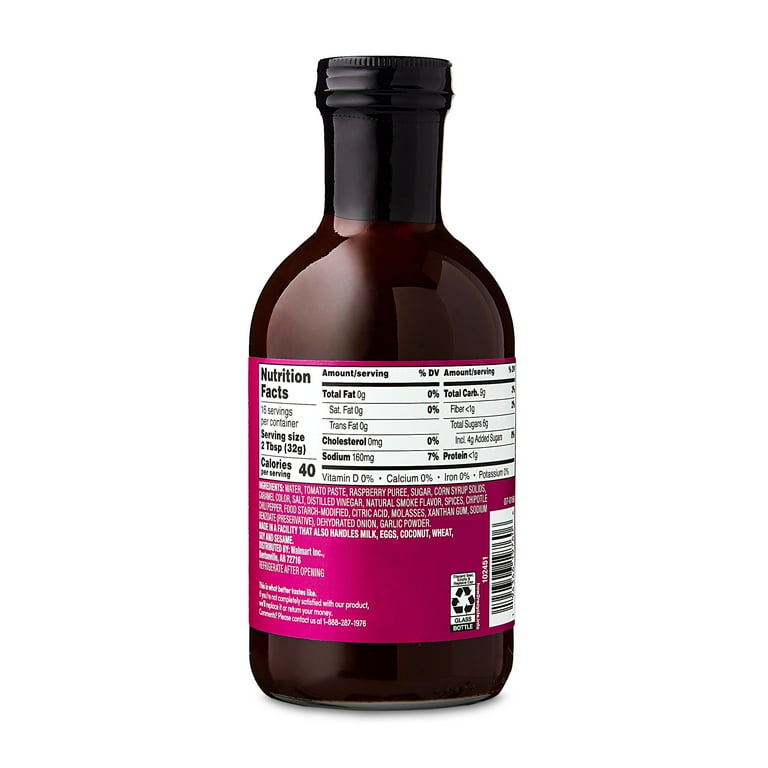 bettergoods Raspberry Chipotle BBQ Sauce, 18 oz