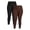 Black Soot / Mini Check, variant on No Boundaries Faux Sueded Ankle Leggings, 27.5”Inseam, 1 or 2-Pack, Women's & Women's Plus Sizes XXS-4X