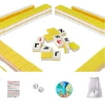 thumbnail image 1 of Mahjong Tile Set with English Letters & Numbers, 108 Educational Learning Game Tiles, Vocabulary Building for Adults & Teens, Beginner Friendly, Durable, 1 of 8