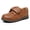 Brown, variant on Blikcon Toddler Boys Dress Shoes Hook and Loop School Uniform Shoes