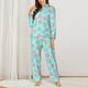thumbnail image 2 of Fotbe Colorful Sweet Donuts Conjunto de Pijama de Manga Larga para Mujer con Estampado, Ropa de Dormir de 2 Piezas, Conjunto de Casa Suave y Cómodo con Bolsillos-X-Large, 2 of 7