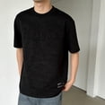 thumbnail image 5 of CONZONE Men's Tshirts Short Sleeve T-Shirts for Men Casual Letter Graphic Y2K Crew Neck Lightweight Tees Cozy Summer Tops, 5 of 5
