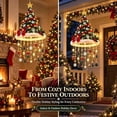 thumbnail image 4 of Brainybites Lighted Santa Hat Chandelier, Warm LED Christmas Hanging Décor, 4 of 9
