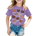 thumbnail image 1 of Camisole pour Femmes avec Soutien-Gorge Intégré Manches Longues Légères Filles Mode Décontractée Imprimé Col Rond T-Shirt Manches Courtes, 1 of 4