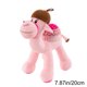 thumbnail image 3 of Peluche de camello del desierto | Peluche realista con joroba geométrica | Tela suave y aterciopelada para niños | Rosa, azul o blanco | Regalo perfecto para las fiestas y decoración del hogar, 3 of 6