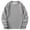 Gray, variant on Annhoo Tops for Men Plus Size Pattern Long Sleeve Crew Neck Casual Pullover Outdoor Comfy Blouse Trendy Loose Sweatshirts